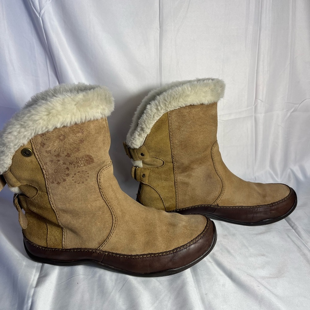 The North Face Women's Brown Suede Winter Boots